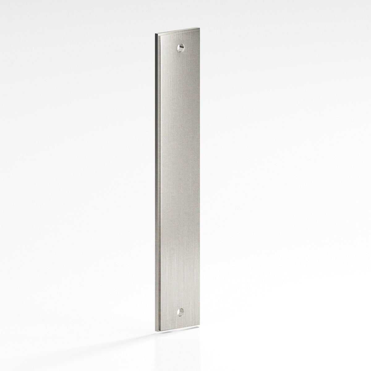 Colonial Bronze 9944 Stepped Rectangular Backplate, 1-1/2 in Wide, for 1/4-20 Screws - Satin Nickel