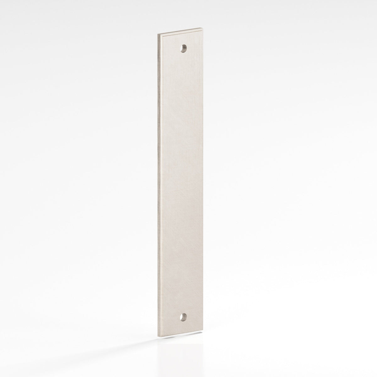 Colonial Bronze 9944 Stepped Rectangular Backplate, 1-1/2 in Wide, for 1/4-20 Screws - Matte Satin Nickel