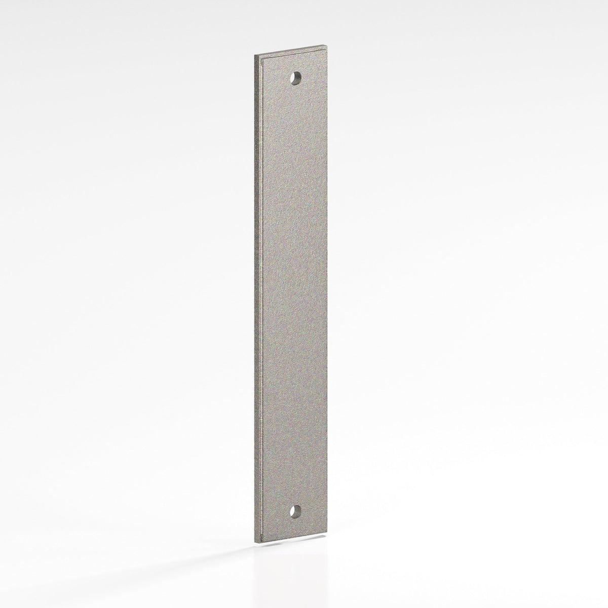 Colonial Bronze 9948 Stepped Rectangular Backplate, 1-1/4 in Wide, for 8-32 Screws - Frost Nickel™