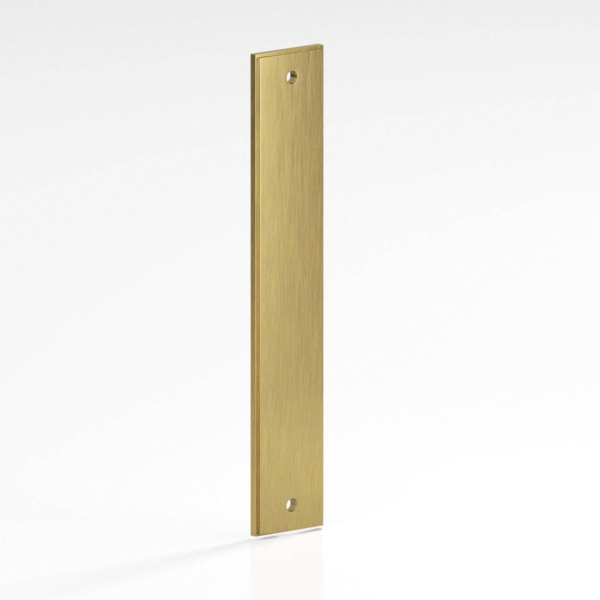 Colonial Bronze 9943 Stepped Rectangular Backplate, 2 in Wide, for 1/4-20 Screws - Antique Brass