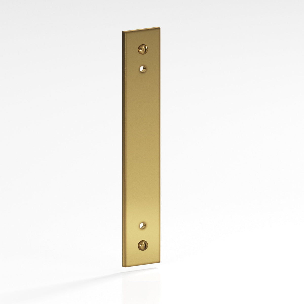 Colonial Bronze 9947 Rectangular Backplate with Exposed Screws, 1 in Wide, for 8-32 Screws - Antique Bronze