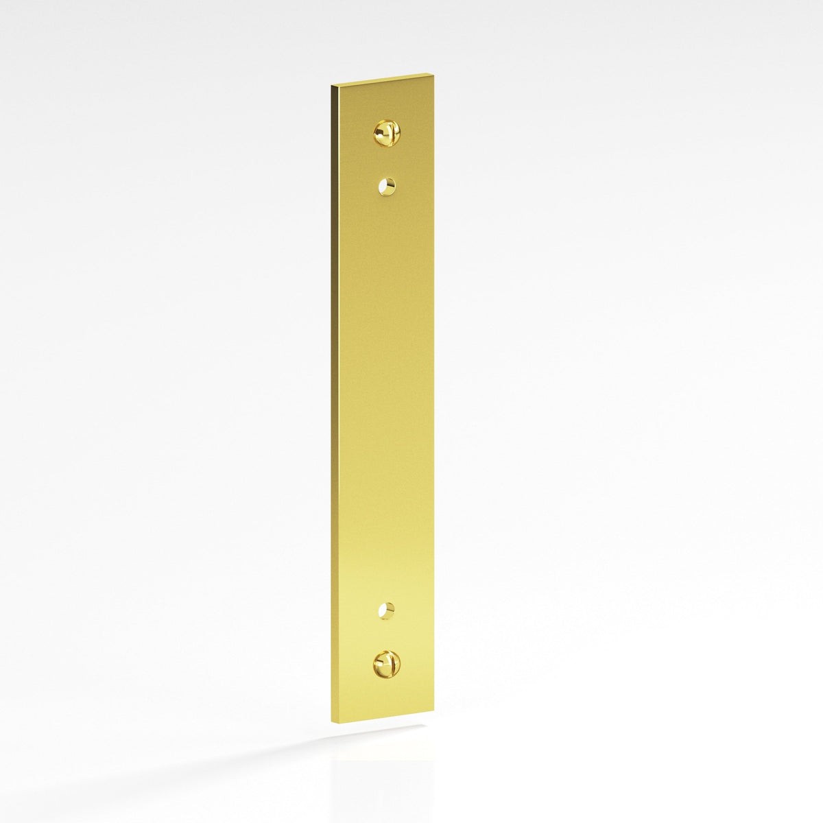Colonial Bronze 9947 Rectangular Backplate with Exposed Screws, 1 in Wide, for 8-32 Screws