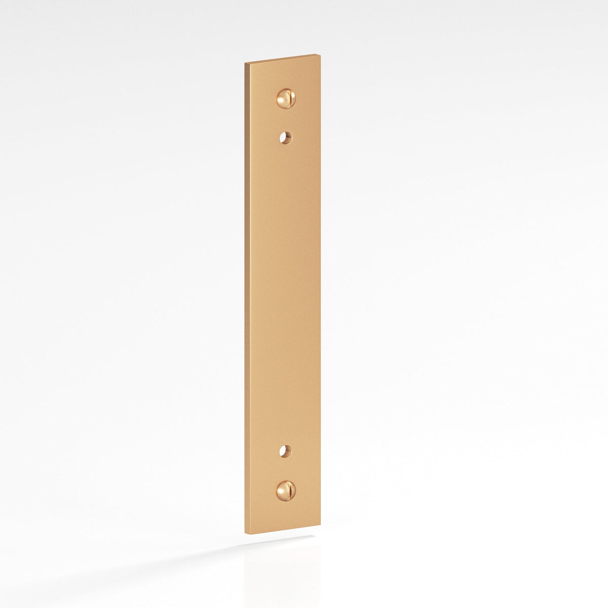 Colonial Bronze 9847 Rectangular Backplate with Exposed Screws, 2 in Wide, for 8-32 Screws - Matte Satin Bronze