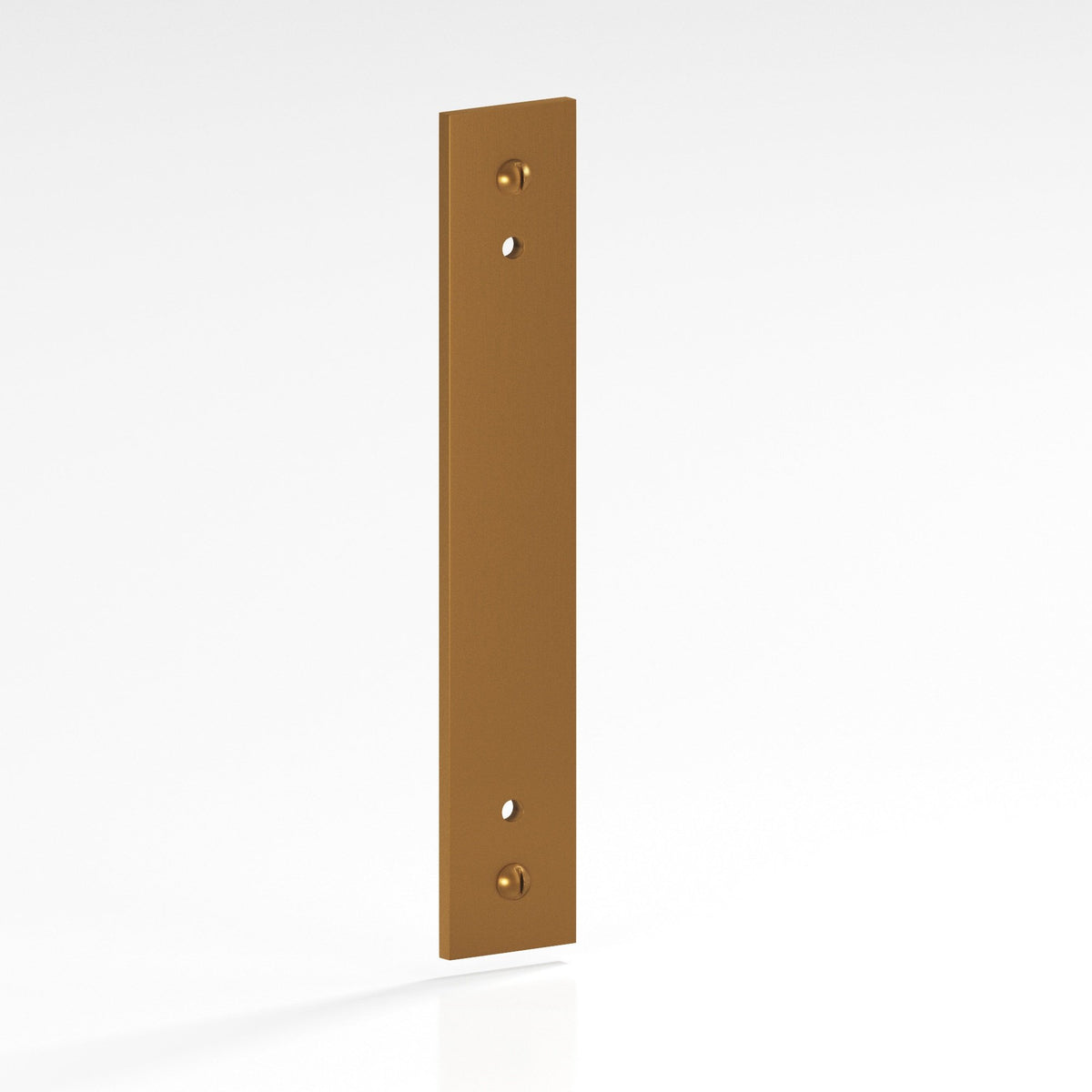Colonial Bronze 9947 Rectangular Backplate with Exposed Screws, 1 in Wide, for 8-32 Screws - Matte Light Statuary Bronze