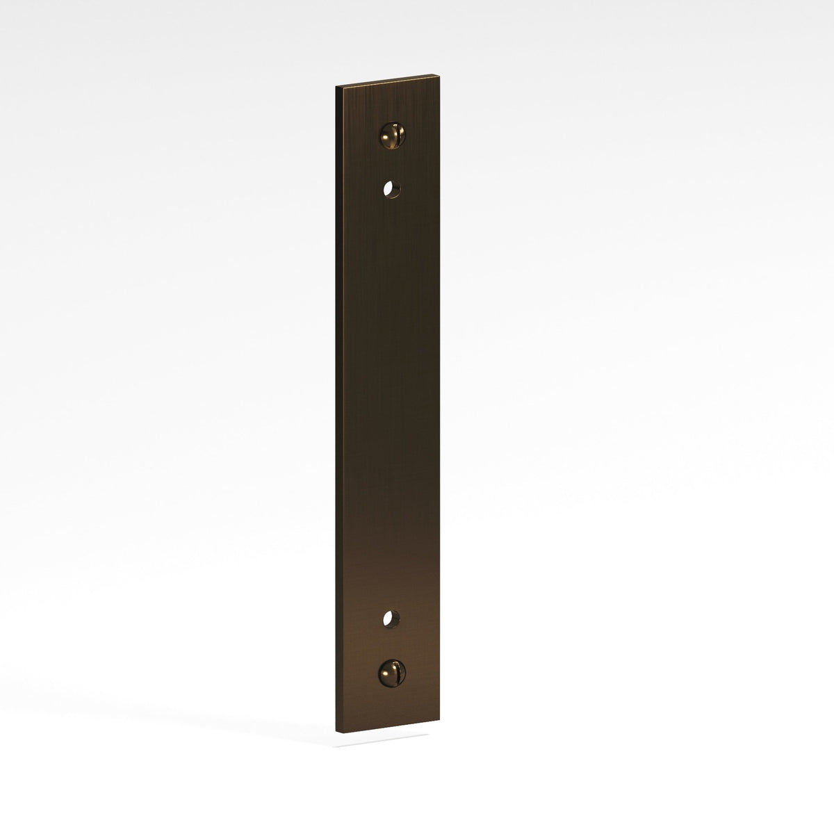 Colonial Bronze 9947 Rectangular Backplate with Exposed Screws, 1 in Wide, for 8-32 Screws - Oil Rubbed Bronze