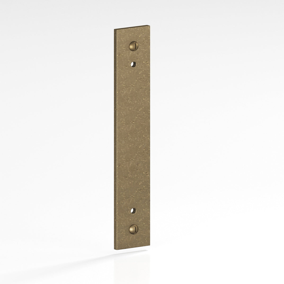 Colonial Bronze 9846 Rectangular Backplate with Exposed Screws, 3/4 in Wide, for 8-32 Screws - Distressed Oil Rubbed Bronze