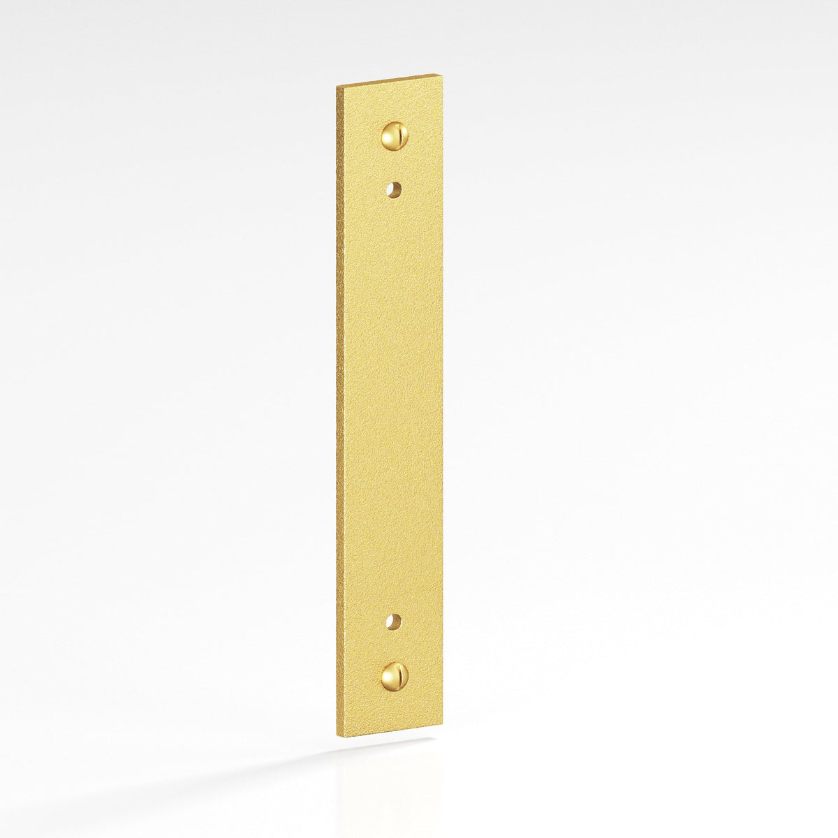 Colonial Bronze 9947 Rectangular Backplate with Exposed Screws, 1 in Wide, for 8-32 Screws - Frost Brass™