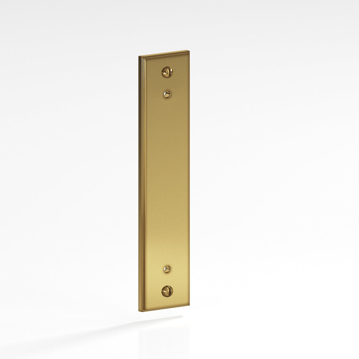 Colonial Bronze 9848 Stepped Rectangular Backplate with Exposed Screws, 3/4 in Wide, for 8-32 Screws - Antique Bronze