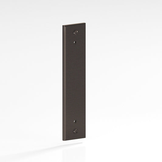 Colonial Bronze 9848 Stepped Rectangular Backplate with Exposed Screws, 3/4 in Wide, for 8-32 Screws
