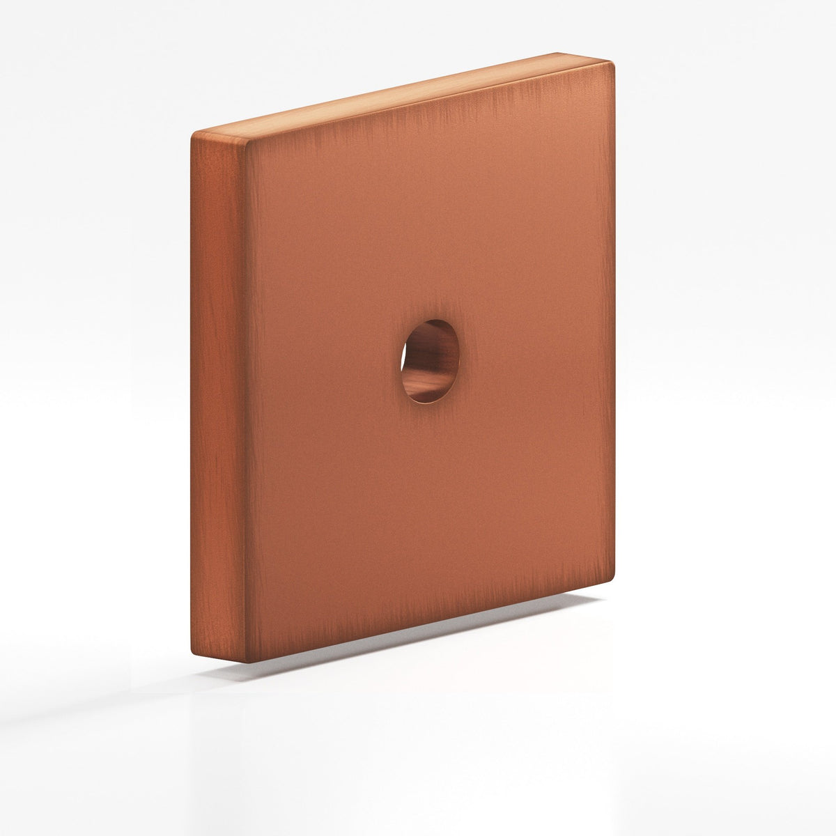 Colonial Bronze 9953 Square Backplate, 1-3/4 in, for 8-32 Screw - Matte Antique Copper