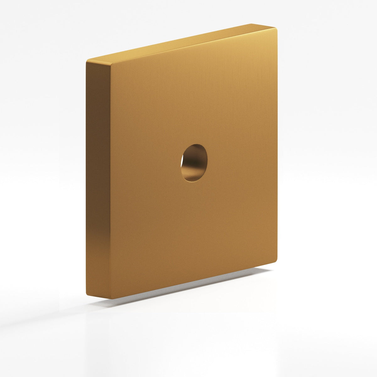 Colonial Bronze 9952 Square Backplate, 1-1/2 in, for 8-32 Screw - Matte Light Statuary Bronze