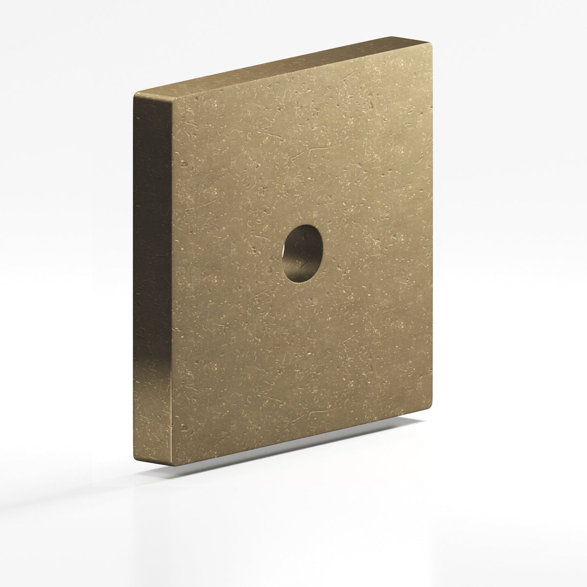 Colonial Bronze 9952 Square Backplate, 1-1/2 in, for 8-32 Screw - Distressed Oil Rubbed Bronze