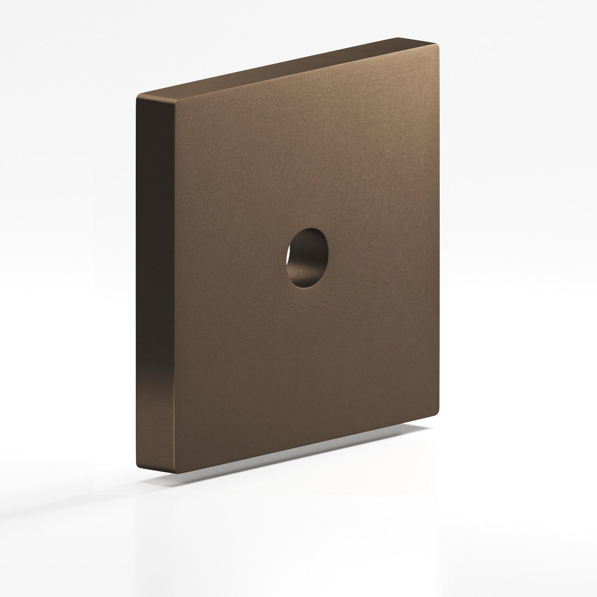 Colonial Bronze 9953 Square Backplate, 1-3/4 in, for 8-32 Screw - Heritage Bronze