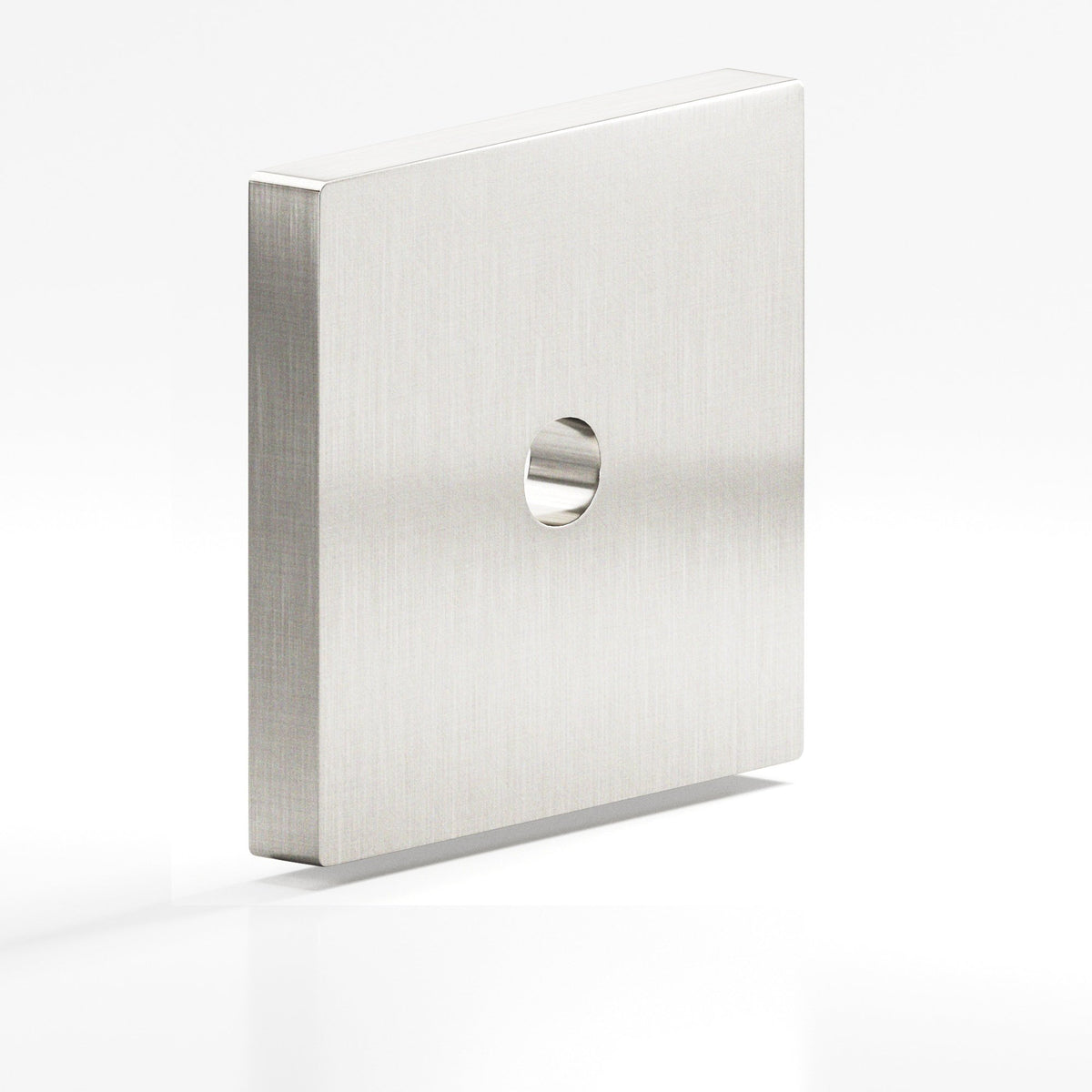 Colonial Bronze 9952 Square Backplate, 1-1/2 in, for 8-32 Screw - Satin Nickel