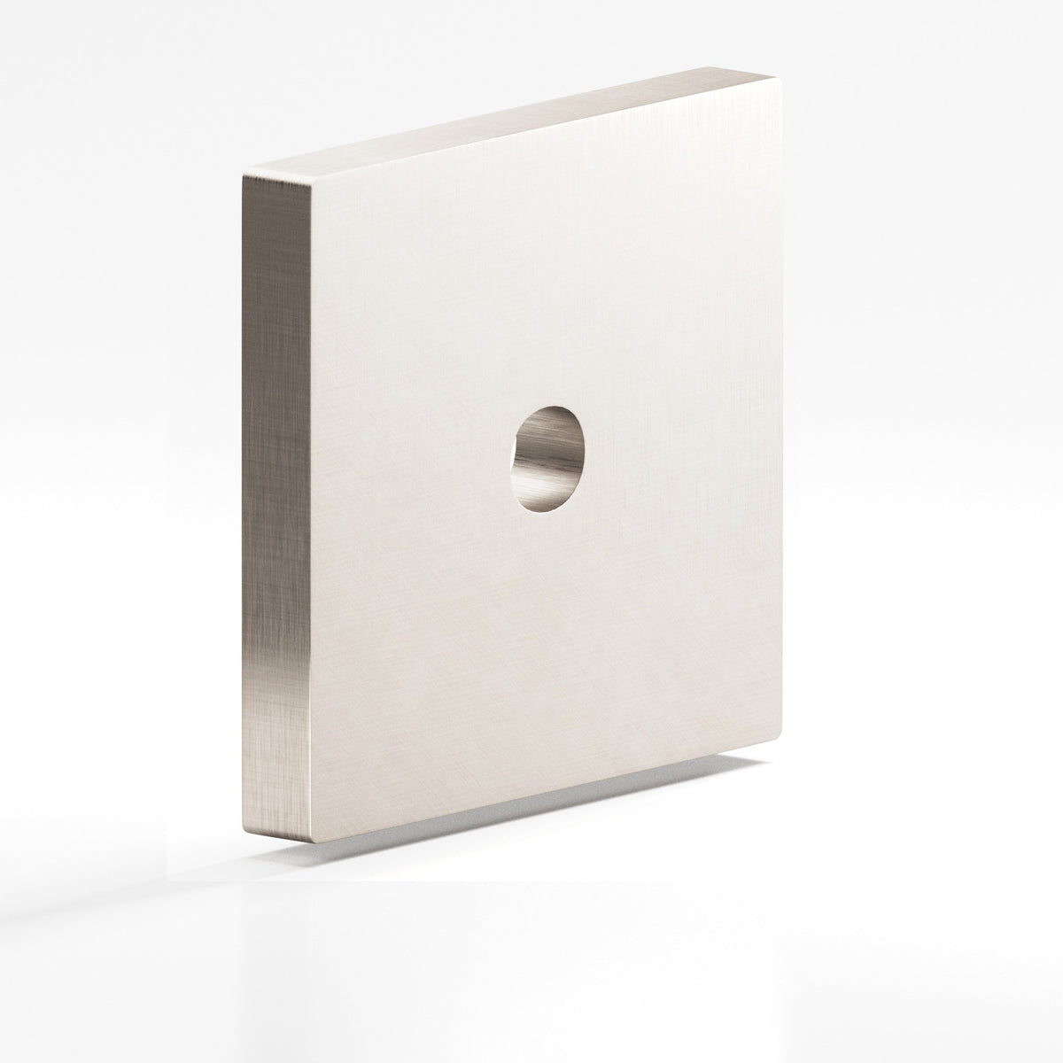 Colonial Bronze 9953 Square Backplate, 1-3/4 in, for 8-32 Screw - Matte Satin Nickel