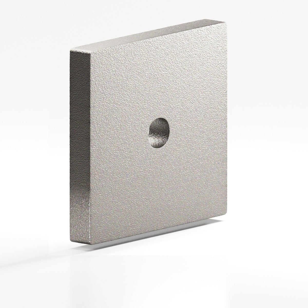 Colonial Bronze 9952 Square Backplate, 1-1/2 in, for 8-32 Screw - Frost Nickel™