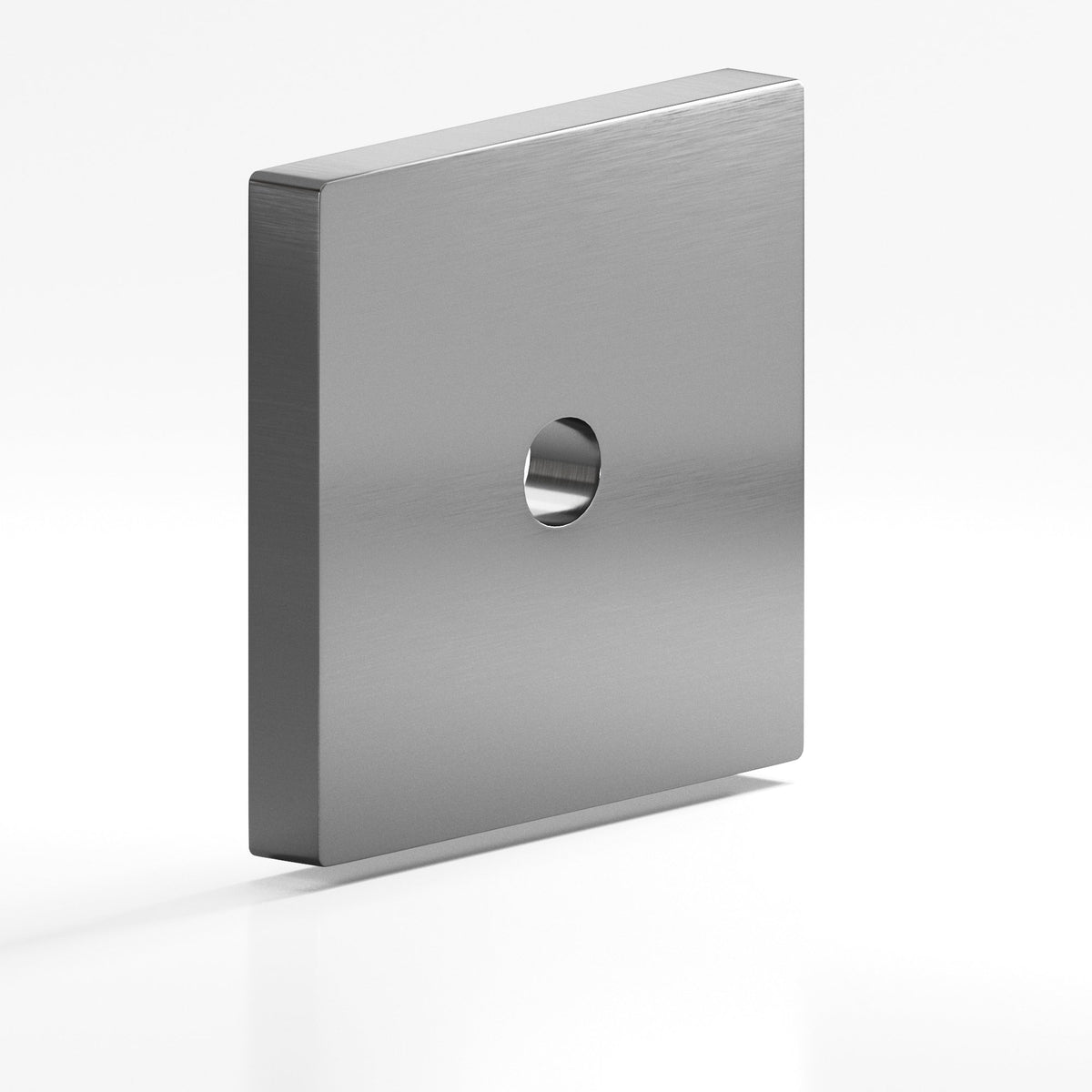 Colonial Bronze 9952 Square Backplate, 1-1/2 in, for 8-32 Screw - Graphite