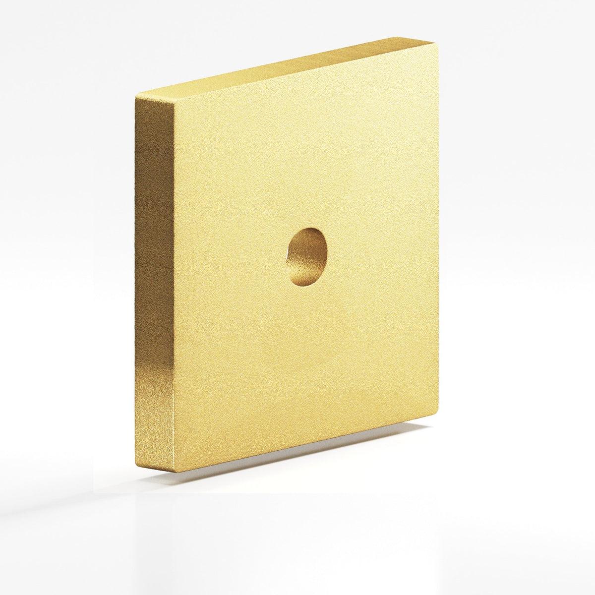 Colonial Bronze 9953 Square Backplate, 1-3/4 in, for 8-32 Screw - Frost Brass™