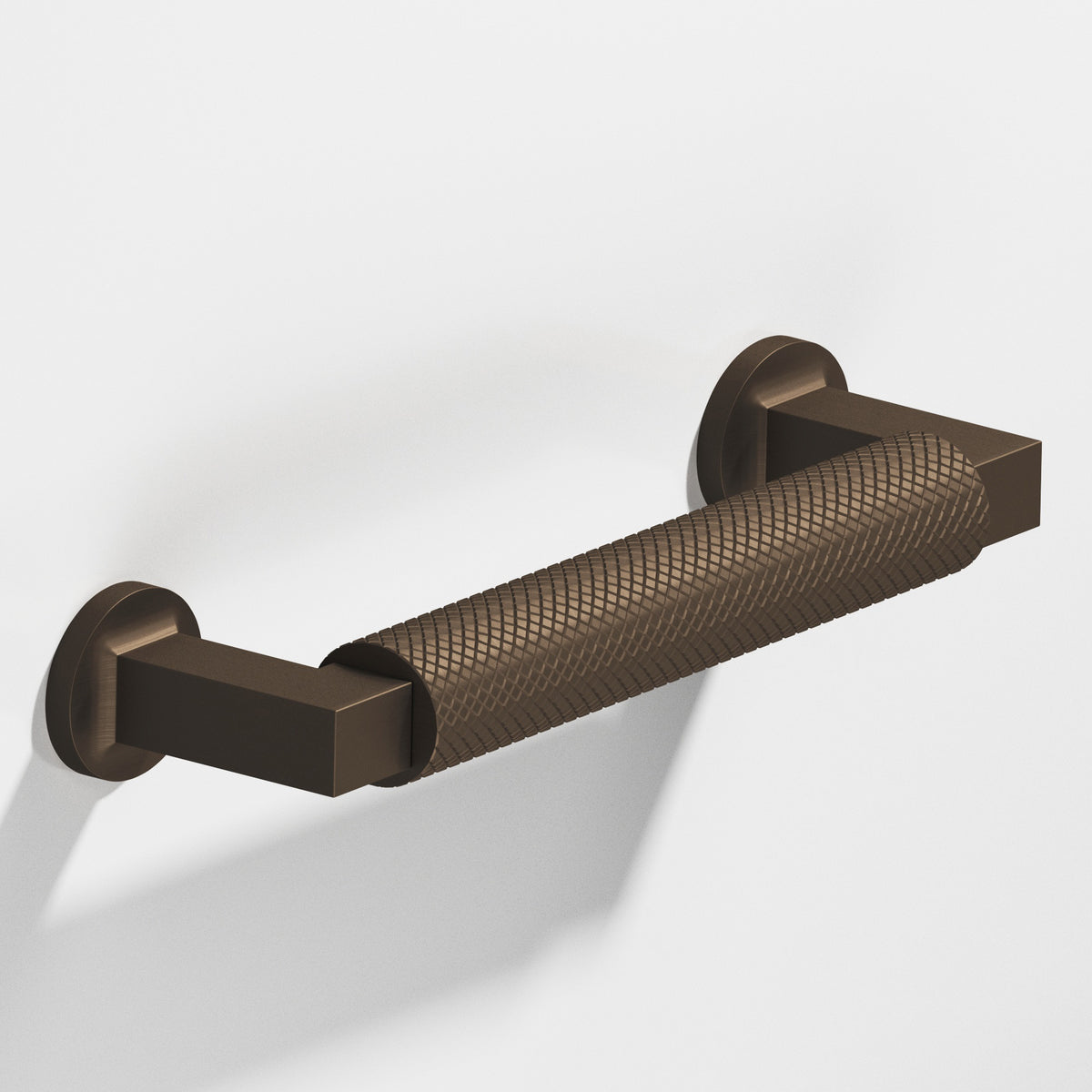 Colonial Bronze 1365 Diamond-Knurled Gropius-Style Pull, 3/4 in Diameter - Heritage Bronze