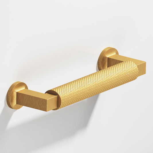 Colonial Bronze 1365 Diamond-Knurled Gropius-Style Pull, 3/4 in Diameter
