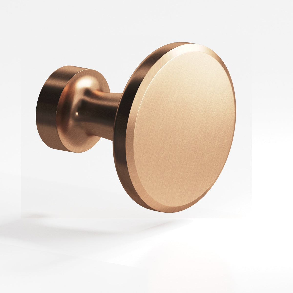 Colonial Bronze 151 Beveled Disc Knob, 1-1/16 in Diameter - Satin Bronze
