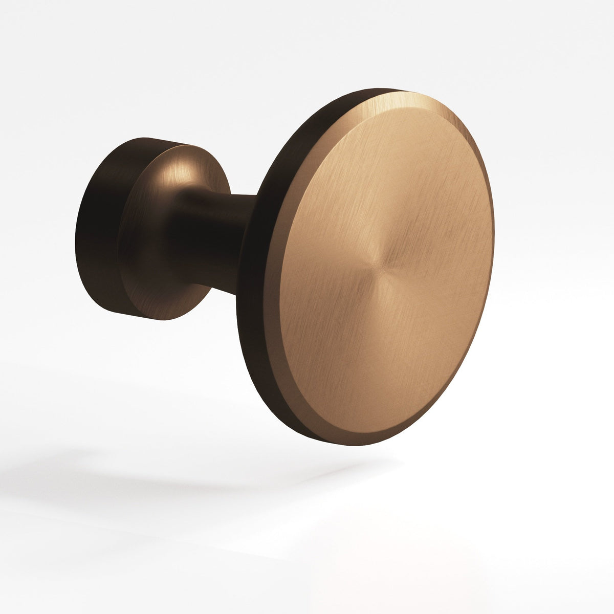 Colonial Bronze 153 Beveled Disc Knob, 1-3/8 in Diameter - Matte Oil Rubbed Bronze