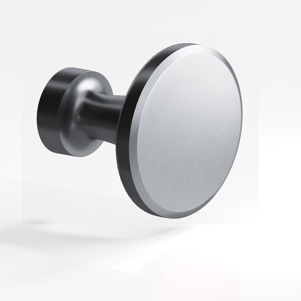 Colonial Bronze 153 Beveled Disc Knob, 1-3/8 in Diameter - Satin Chrome