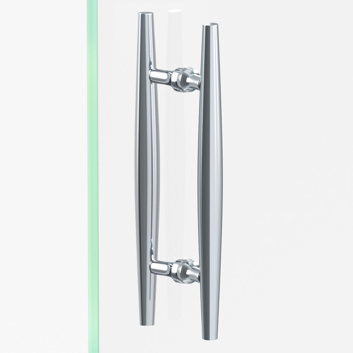 Colonial Bronze 295 Cigar Pull with Flared Posts, 1-1/4 in Diameter - Back-to-Back Shower Door Pull Kit