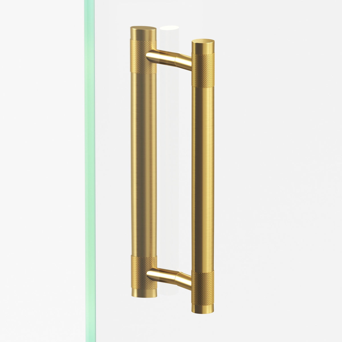 Colonial Bronze 559 Banded Diamond-Knurl Pull with Straight Posts, 3/4 in Diameter - Back-to-Back Shower Door Pull Kit