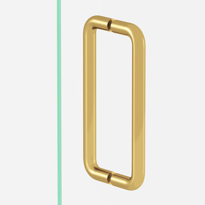 Colonial Bronze 222 Wire Pull, 2-1/2 in Projection - Back-to-Back Shower Door Pull Kit