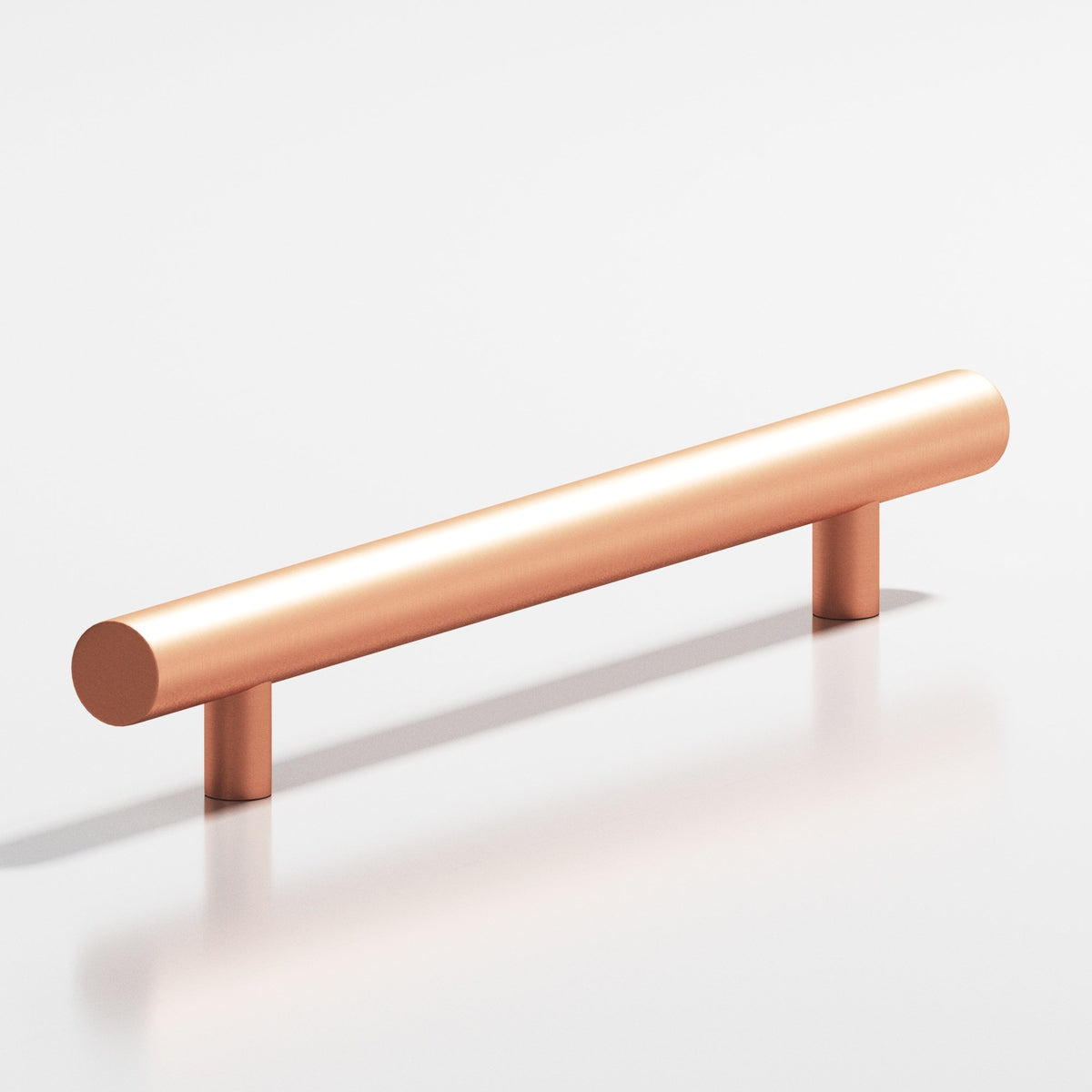Colonial Bronze 243 Round Pull with Straight Posts - Matte Satin Copper