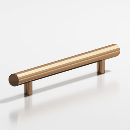 Colonial Bronze 243 Round Pull with Straight Posts - Polished Bronze