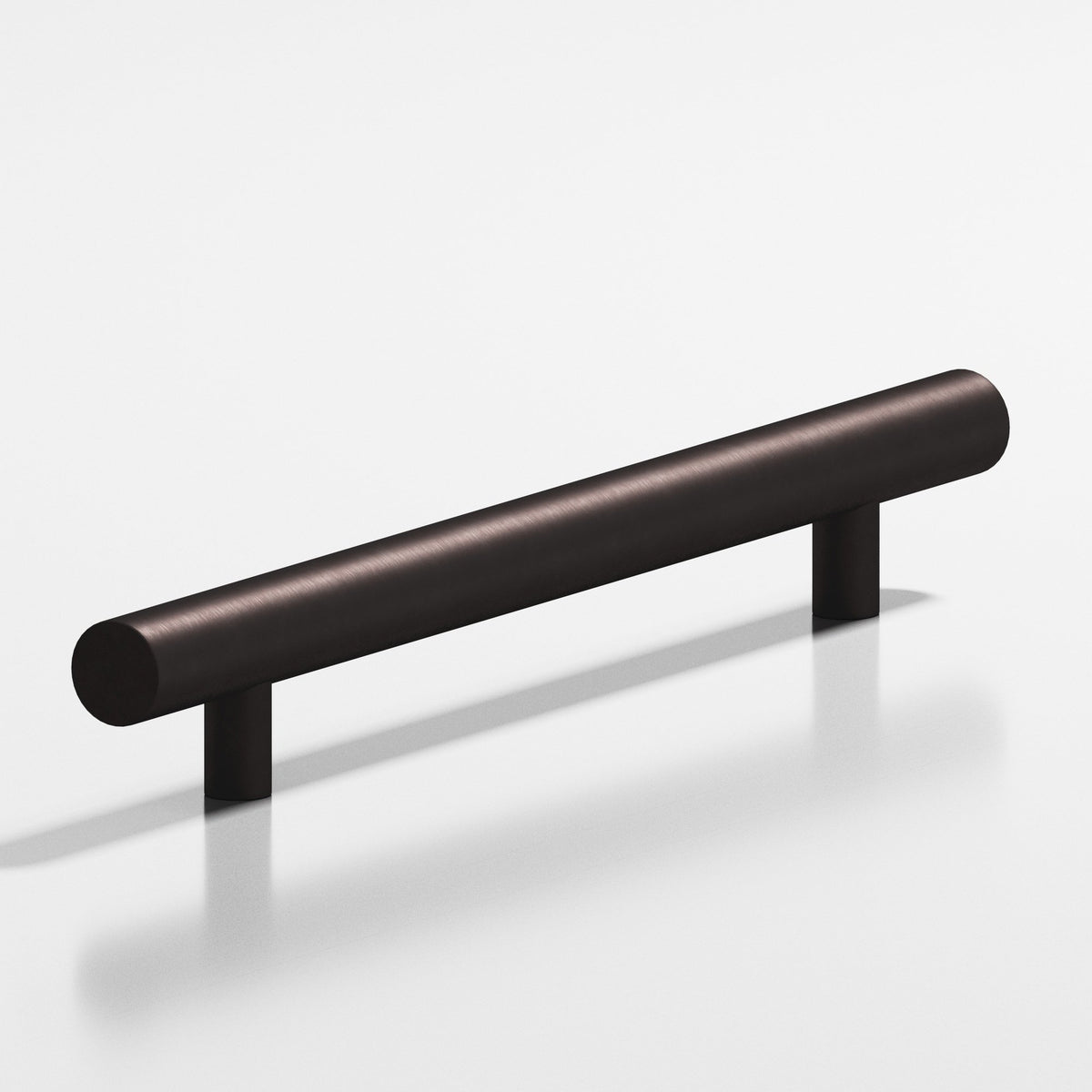 Colonial Bronze 243 Round Pull with Straight Posts - Matte Dark Statuary Bronze