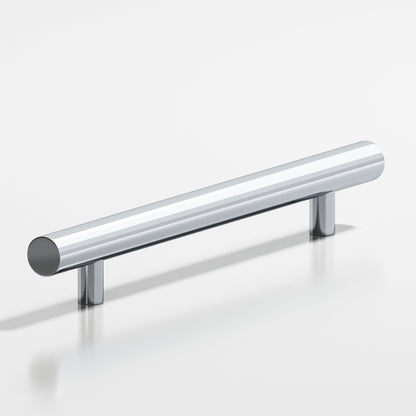 Colonial Bronze 243 Round Pull with Straight Posts - Polished Chrome