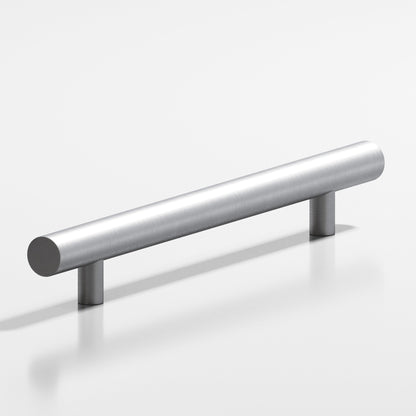 Colonial Bronze 243 Round Pull with Straight Posts - Matte Satin Chrome
