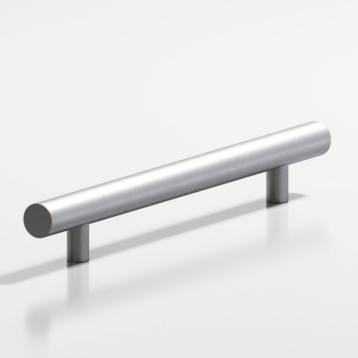 Colonial Bronze 247 Round Pull with Straight Posts - Matte Satin Chrome
