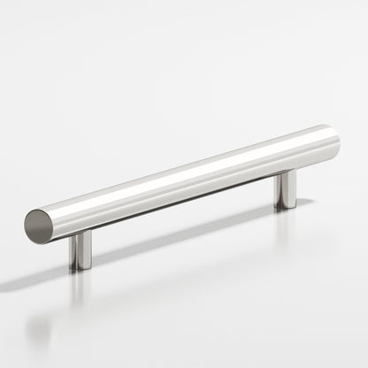 Colonial Bronze 243 Round Pull with Straight Posts - Polished Nickel