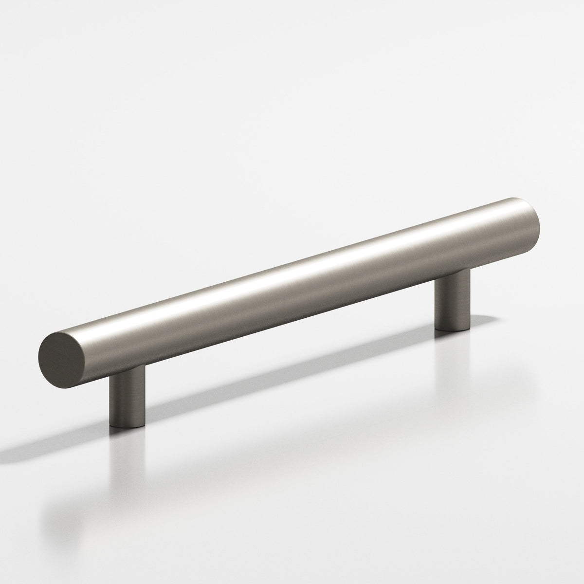 Colonial Bronze 243 Round Pull with Straight Posts - Matte Pewter