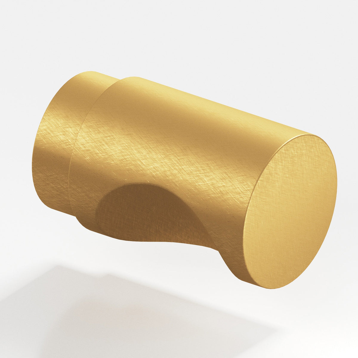 Colonial Bronze 144 Cylinder Knob, 1/2 in Diameter - Weathered Brass