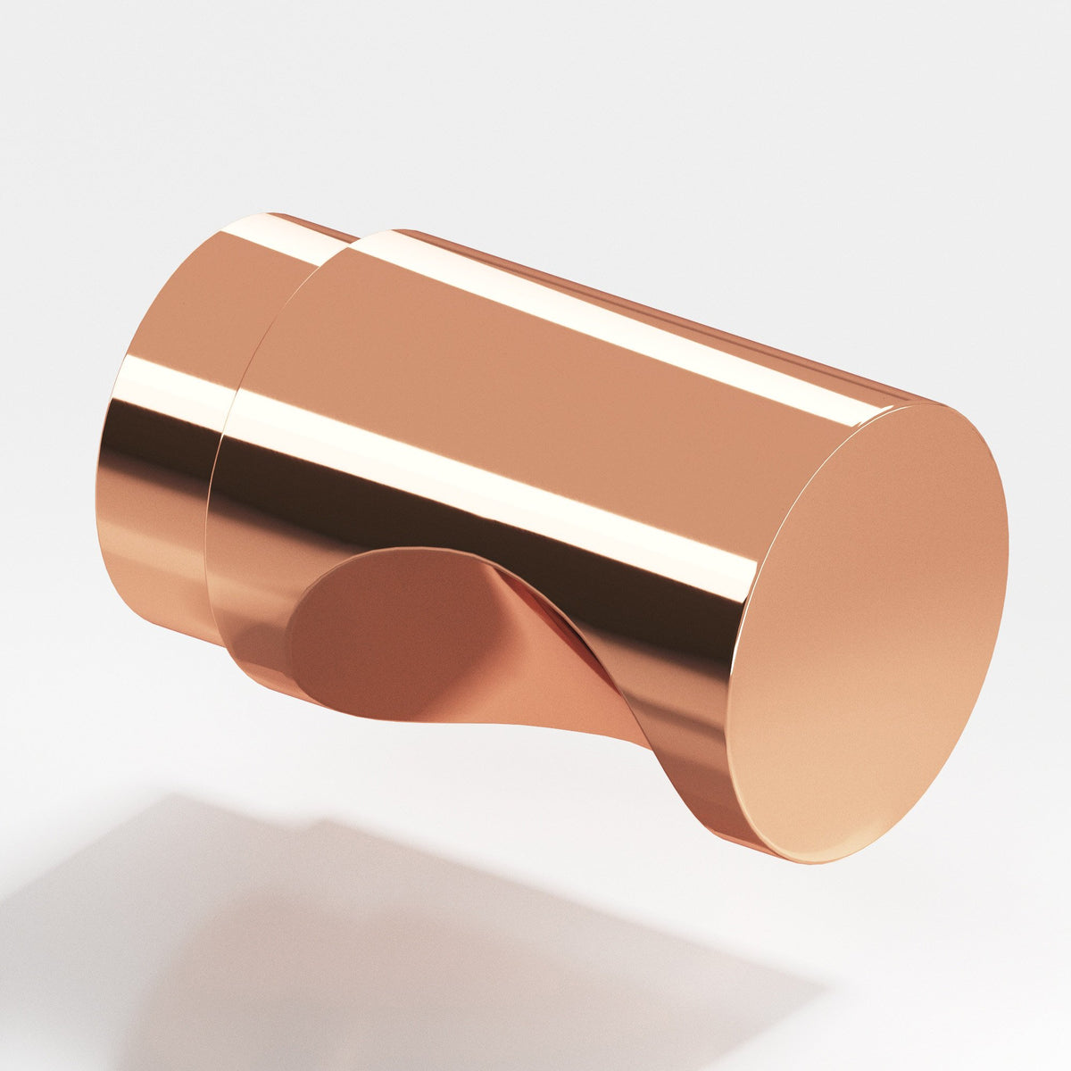 Colonial Bronze 146 Cylinder Knob, 1 in Diameter - Polished Copper
