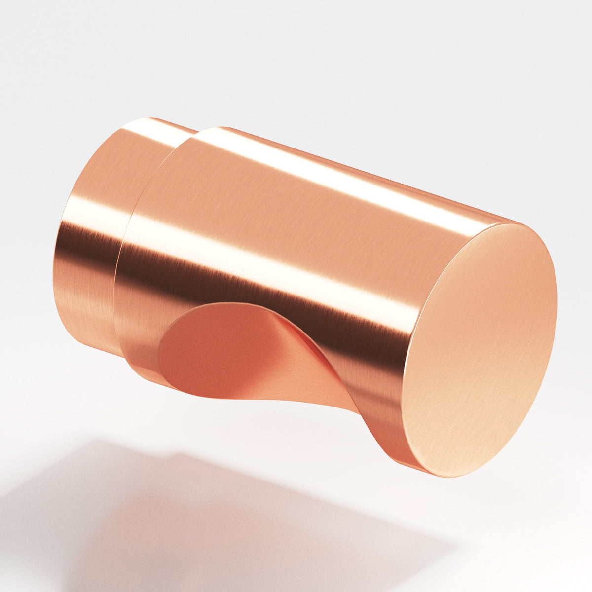 Colonial Bronze 144 Cylinder Knob, 1/2 in Diameter - Satin Copper