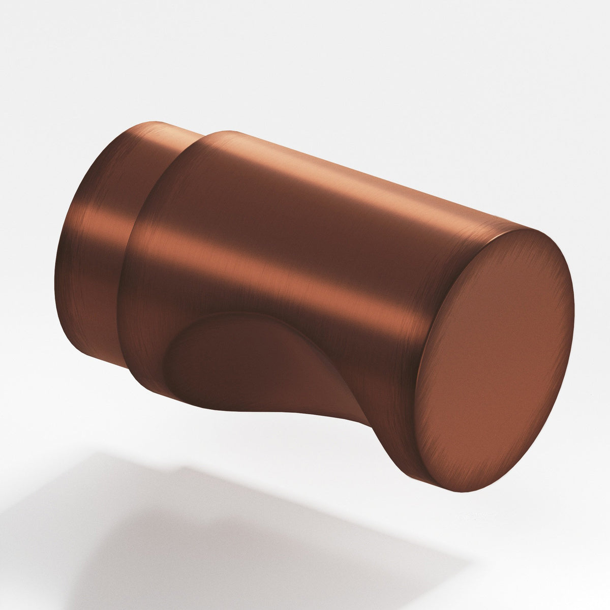Colonial Bronze 144 Cylinder Knob, 1/2 in Diameter - Matte Antique Copper