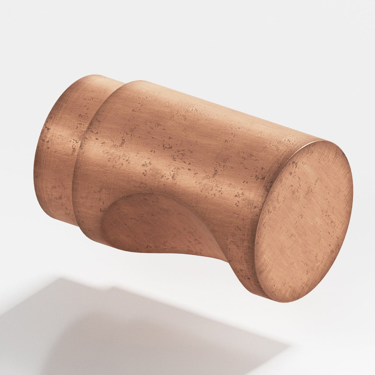 Colonial Bronze 144 Cylinder Knob, 1/2 in Diameter - Distressed Antique Copper