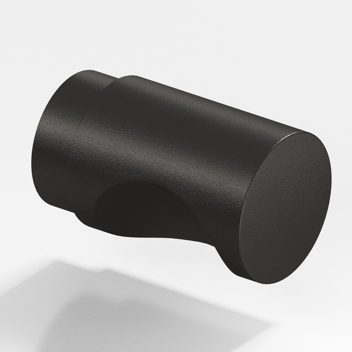 Colonial Bronze 144 Cylinder Knob, 1/2 in Diameter - Frost Black™