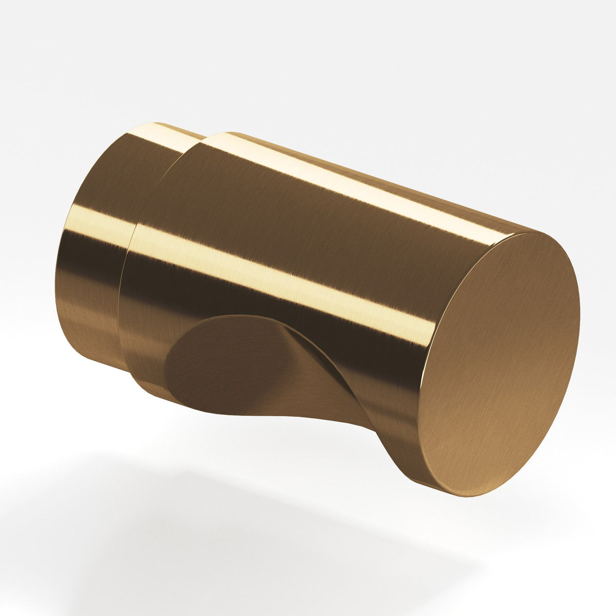 Colonial Bronze 144 Cylinder Knob, 1/2 in Diameter - Light Statuary Bronze