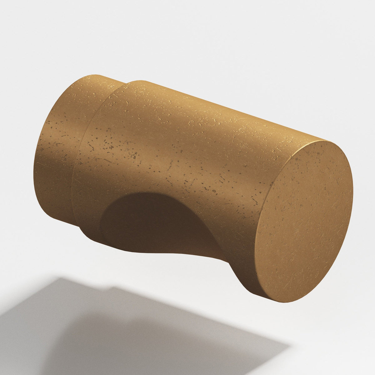 Colonial Bronze 144 Cylinder Knob, 1/2 in Diameter - Distressed Light Statuary Bronze