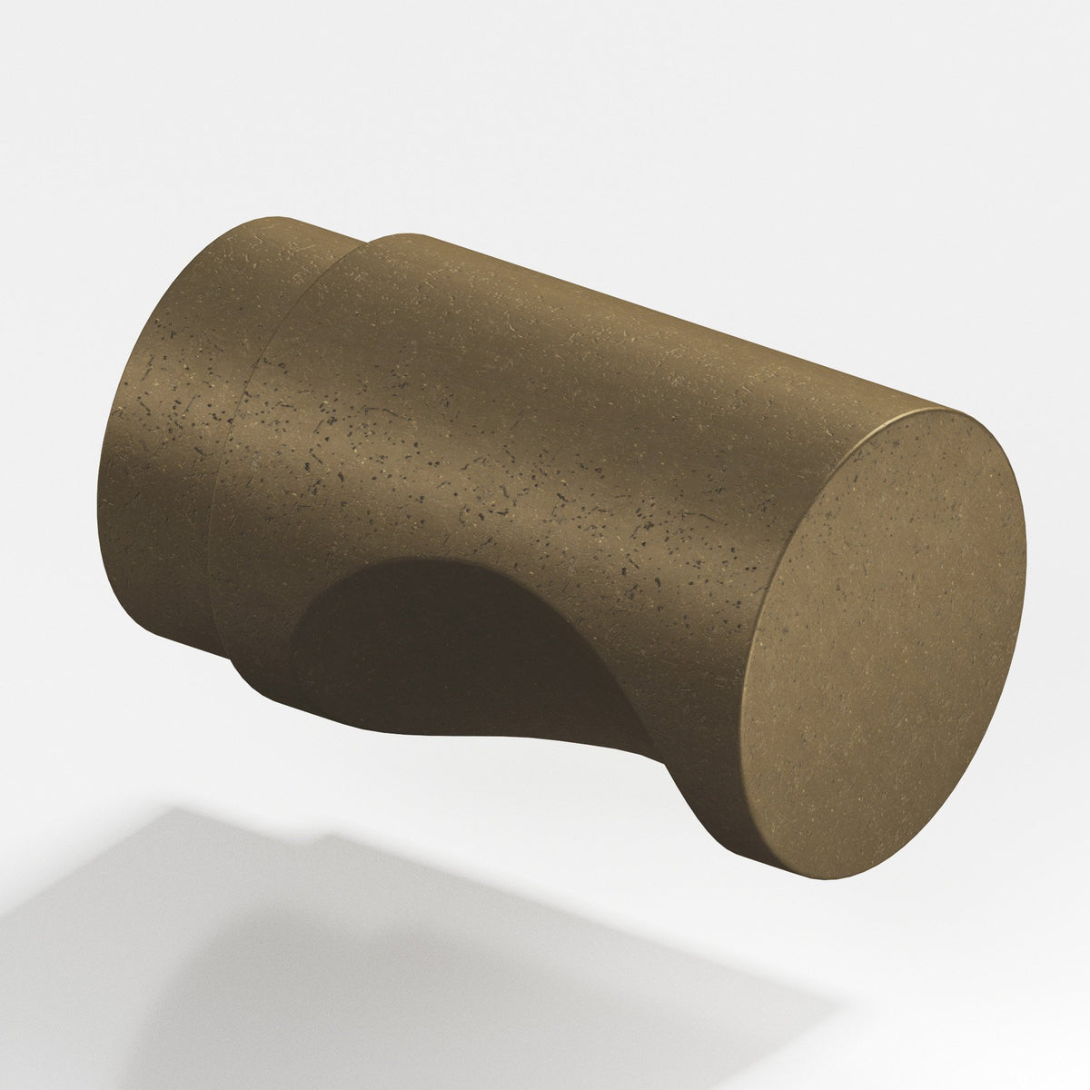 Colonial Bronze 144 Cylinder Knob, 1/2 in Diameter - Distressed Oil Rubbed Bronze