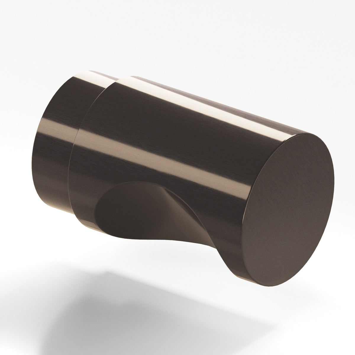 Colonial Bronze 144 Cylinder Knob, 1/2 in Diameter - Dark Statuary Bronze