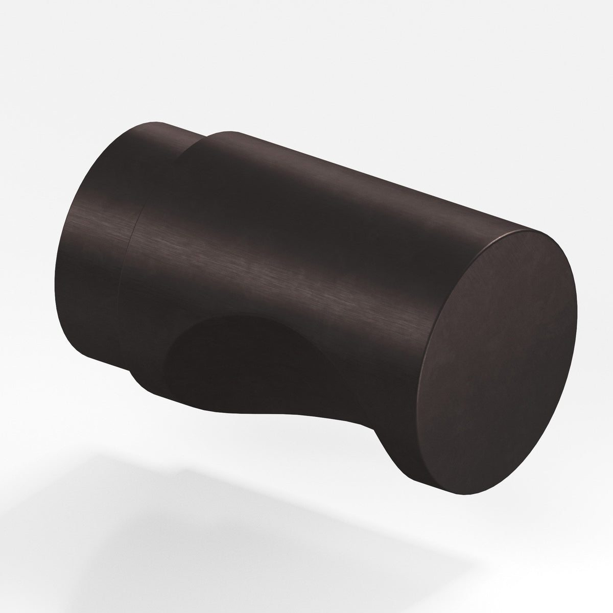 Colonial Bronze 146BB Cylinder Back-to-Back Shower Door Knob Kit, 1 in Diameter - Matte Dark Statuary Bronze