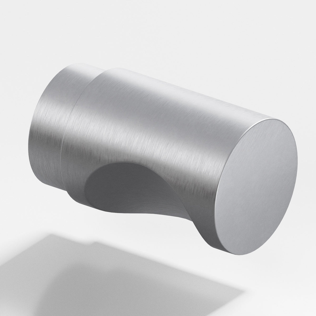 Colonial Bronze 144 Cylinder Knob, 1/2 in Diameter - Matte Satin Chrome